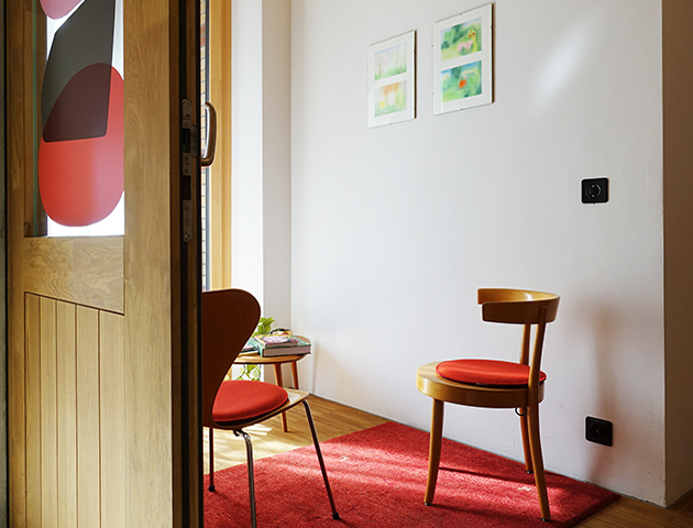 Barrierefreier Zugang zum Atelier.